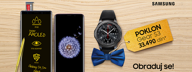 Samsung daruje Gear S3 smart watch