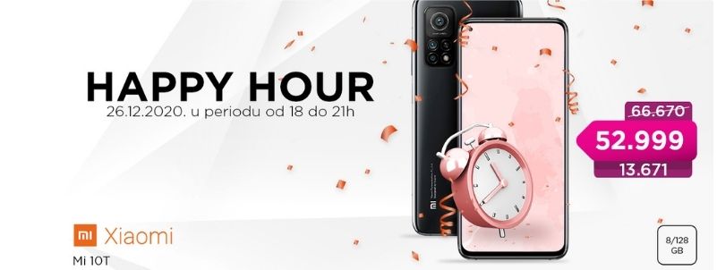 Novogodišnji Happy hour i Xiaomi Mi 10T